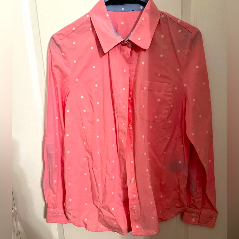 Tommy Hilfiger Pink Polka Dot Women's Top